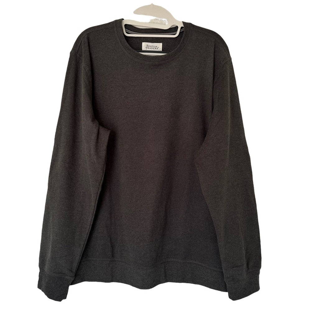 Boston Traders‎ Men's Pullover Crew Neck Sweatshirt in Gray Size L